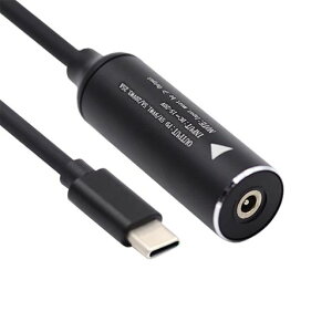Cablecc 4.8x1.7mm ���� DC �W���b�N - USB-C Type-C �d���v���O�[�d�P�[�u�� PD 9V 15V 20V 65W ���b�v�g�b�v�d�b�p