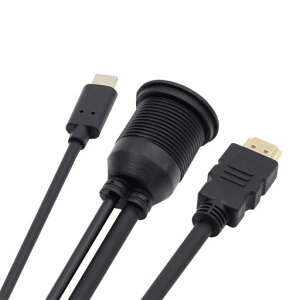 Cablecc USB 3.1 USB-C Type-C & 4K HDMI �����t���b�V���J�[���b�`�}�E���g�����h���h�o�P�[�u���_�b�V���{�[�h�p�l���p