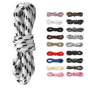 [Amerlery]�C�Ђ��ەR�V���[���[�X100cm120cm140cm160cm4mm���u�[�c�p�C�RShoelaces2����(4�{)�K���o�R�C�A�u�[�c�A��ƌC�A�J�W���A���V���[�Y(�z���C�g+�u���b�N120cm)