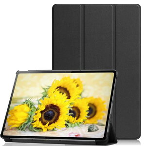 For NEC LAVIE Tab T12 T1295/ DAS PC-T1295DAS �p�̃P�[�X For Lenovo Tab P12 Pro ZA9D0030JP �p�̃J�o�[ �X�^���h�@�\�t�� �O�� �ی�P�[�X ���͂Ȏ��� ���^ ���y��