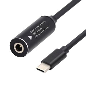 Cablecc 5.5x1.7mm ���� DC �W���b�N - USB-C Type-C �d���v���O�[�d�P�[�u�� PD 9V 15V 20V 65W ���b�v�g�b�v�d�b�p