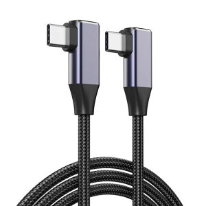 YAMCOWLUSBType-C�P�[�u��90°�Ȃ���^�C�v�yPD100W�}���[�d�z���������f���h�~�i�C�����҂ݍ��݃{�f�B�����f�[�^�]��USBType-C�Ή�iPhone17/16/15�V���[�Y