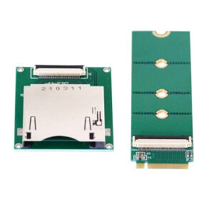cablecc M.2 NVME 2230 MKEY SSD����CF-Express Type-B�A�_�v�^�[Xbox�V���[�YX&S CH SN530 SSD PCIE4.0�g���������J�[�h(�O���[NVME����CFExpress�P�[�u��)