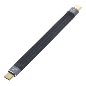 cablecc Type-C USB-C �I�X-�I�X USB 3.1 10Gbps �t���b�g�X���� FPC �f�[�^�P�[�u�� �m�[�g�p�\�R��&�g�ѓd�b�p 13cm