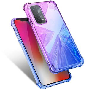 Mnunjiajia �Ή� OPPO A74/A54 5G �p�P�[�X �N���A �ϏՌ� ���^ �O���f�[�V���� TPU ��/�u���[