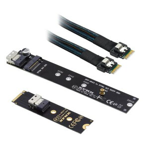 Xiwai NGFF M-Key NVME�I�X-���X�����P�[�u��40cm�ASFF-8654�R�l�N�^�A���C���{�[�hSSD 2280/22110�p