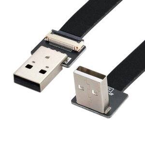 chenyang CY USB 2.0 Type-A �I�X - USB 2.0 Type-A �I�X �f�[�^ �t���b�g �X���� FPC �P�[�u�� 90�x����� FPV �f�B�X�N �X�L���i�[ �v�����^�[ 20cm