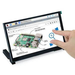 Freenove 7 �C���` �^�b�`�X�N���[�� ���j�^�[ Raspberry Pi 5 4 B 3 B+ A+ �p�A�A800x480�s�N�Z��TN�f�B�X�v���C�A5�_�^�b�`��?�e�ʃX�N���[���A�h���C�o�[�Ȃ�MIPI DSI�|�[�g