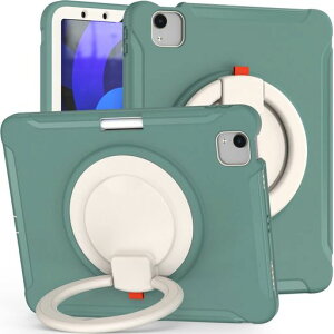 iPadAir11�C���`�Ή��P�[�X(M3/M2�A2025/2024)/Air��5/4����(2022/2020)10.9�C���`�J�o�[�����O�t���Ռ��z�����360�x��]�X�^���h������t���n���h���tiPadPro11�C���`