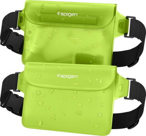 Spigen���S�h���E�G�X�g�|�[�`2���Z�b�g����IPX8�F�؊C�v�[���엷�s�A�E�g�h�A�X�}�z���[�\�O�d�`���b�N�x���N��PVC��e�ʖh���o�b�OA620AMP06023(�T�{�e���E�O���[��)