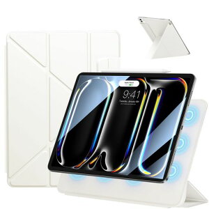 SANDUODD iPad Pro 11�C���` �P�[�X M4/M5 (2024/2025�E��5/6����)��p ���̓}�O�l�b�g�z���� ���u&�c�u �p�x�����\ �O�p�`�X�^���h Pencil�z���_�[�t�� �ɔ� �y�� �I�[�g�X���[�v/�E�F�C�N�Ή� (�N���c