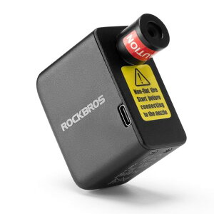 ROCKBROS���]�ԋ�C����d�������^�d����C����g�уR���p�N�g�ő��C����100PSI300mAh�[�d��Type-C�����Ď��o���u�Ή���97g�ی�J�o�[�t�����[�h�o�C�N�N���X�o�C�N���{��������t��