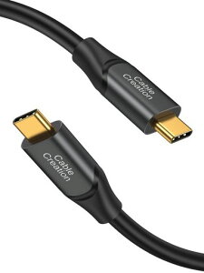 USB Type C �P�[�u��,CableCreation USB Type C�P�[�u�� 0.3m USB 3.2 Gen2 10Gbps �^�C�vC�P�[�u�� �V���b�g�P�[�u�� MacBook Pro,ipad pro,Chromebook