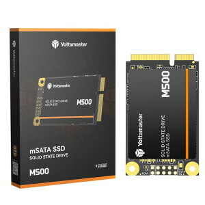 YottamasterM5001TBmSATASSDő500MB/sǂݏSATAIII6Gb/s3DNANDڃEgubNEm[gPCȂǕL@ɑΉA30x50mm