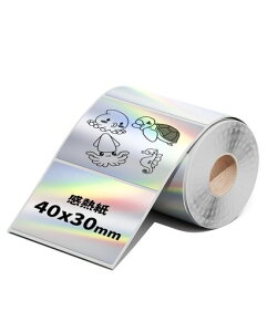 Pesuza感熱ロール紙phomemoM110M120M220対応ラベルシール40x30mm四角タイプ230枚入り/巻レーザーカラー光沢宛名ラベル感熱ラベルプリンター用M110シール強粘着耐水感熱紙印刷用紙