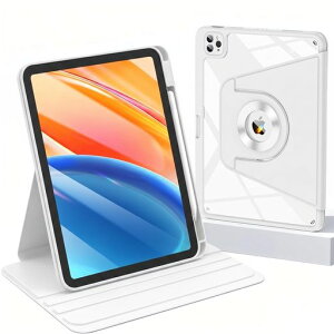 iPad Air 13�C���` �p �P�[�X (M4/M3/M2)/ iPad Pro 12.9�C���` ��6/5/4���� �Ή� ������ �P�[�X ��] ���� �N���A�J�o�[ �A�N���� �c�u��/���u�� �y���V�����[ �ϏՌ� ������� �l�C �y�� ���^, �z���C�g