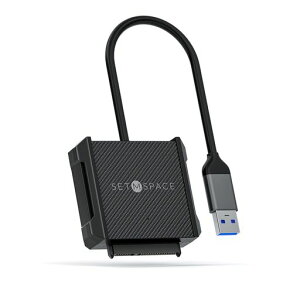 SETMSPACEusb�ϊ��P�[�u��usb-sata�ϊ��P�[�u��2.5�C���`HDD�p�����]��UASP�Ή�SATA�P�[�u��USB3.0-A5GbpsWindows/MacOS/Linux�ɑΉ�2.5�C���`�̃V���R���ی�P�[�X��t��