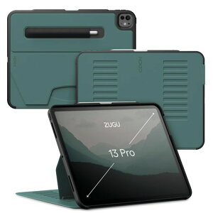 ZUGU CASE iPad Pro 13�C���`�P�[�X M4/M5 2024/2025 [�p�C���O���[��]