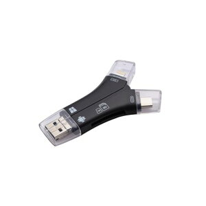 y2024KFؕiMFi`bvځzNisshintsuiPhoneSDJ[h[_[4in1USB/SD/TFϊA_v^ݒsvʐ^/rfIo]J[h[_[iPhone/iPad/IOSΉJ[h[_[