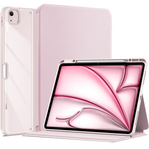 ProCaseiPadAir13C`P[XM3(2025)/M2(2024)/iPadPro12.96/5/4/3㓧NAobNJo[y[ϏՌO܂X^hX}[gJo[