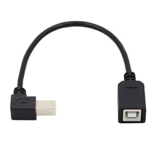 cableccTypeB�I�X-���XUSB2.0�����P�[�u��90�x���p�x�v�����^�[�X�L���i�[�f�B�X�N20cm