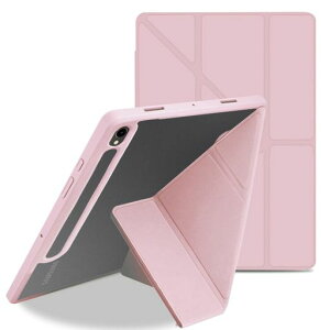 GalaxyTabS9/S9FE2023�p11�C���`�P�[�X���U�[�w�ʃJ�o�[5WAY�X�^���h���u&�c�u�}�O�l�b�g�z�����t�������X���[�v�@�\���X�����y�ʏՌ��ی�܂肽���݊p�x�����\�O�p�`�̍\���܂��ݎ�