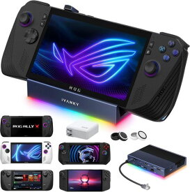 iVANKY14-in-1RGB4K@120HzドックROGAllyX/LegionGo/SteamDeckOLED/MSIClaw100WPDチャージャー、Switch用のハブドッキングステーション、HDMI2.1