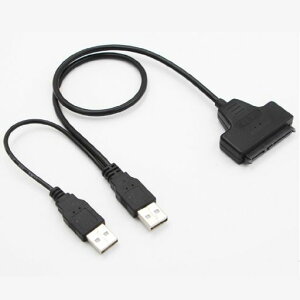 HomefunnySATA-USB2.0ϊA_v^2.5C`SSD/HDDSATAtoUSBP[u50cmȒPt