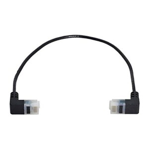 Cablecc�E���g���X����Cat6�C�[�T�l�b�g�P�[�u��RJ45�_�E���A���O��25cmUTP�l�b�g���[�N�P�[�u���p�b�`�R�[�h���b�v�g�b�v���[�^�[TVBOX�p90�xCat6aLan