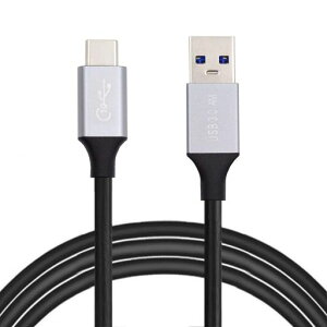 CY �P�[�u�� USB-C 10Gbps USB 3.1 �^�C�v C �I�X - USB3.0 �^�C�v A �I�X �f�[�^�d���P�[�u�� 5V3A �m�[�g�p�\�R�� �d�b�f�B�X�N�p (30cm)