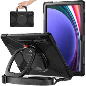 GalaxyTabS10Ultra2024�P�[�XGalaxyTabS9Ultra/S8Ultra�P�[�X14.6�C���`�J�o�[�ϏՌ����360�x��]�X�^���h�n���h���t�����F�ČRMIL���i�y���V�����[