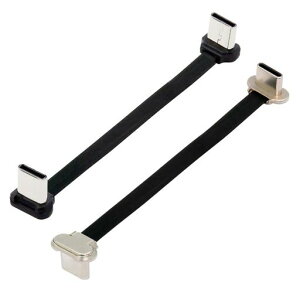 xiwai �p�x�t�� USB-C Type C to USB-C �V���[�g �E���g���X���� �t���b�g USB2.0 �f�[�^�P�[�u�� �d�� 2�{/���b�g 65W �����[�d �m�[�g�p�\�R�� �^�u���b�g �g�ѓd�b�p
