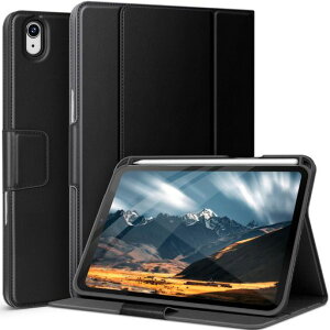auauaiPadMini7�P�[�X(A17Pro2024��7����)iPadmini6�P�[�X(2021��6����)8.3�C���`Pencil�z���_�[�ƃ|�P�b�g�t�����p�x�X�^���h�}�O�l�b�g�J�I�[�g�X���[�v�Ή�(�u���b�N)
