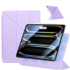 SANDUODD iPad Pro 11�C���` �P�[�X M4/M5 (2024/2025�E��5/6����)��p ���̓}�O�l�b�g�z���� ���u&�c�u �p�x�����\ �O�p�`�X�^���h Pencil�z���_�[�t�� �ɔ� �y�� �I�[�g�X���[�v/�E�F�C�N�Ή�