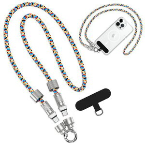 65WUSB-C&TypeC急速充電対応ケーブルiPhone16充電太さ8mm極太で丈夫肩掛けTypeCスマホハンドストラップ紛失防止USB-Cデータ転送PD対応斜め掛けタイプcケーブル柔らかいPD