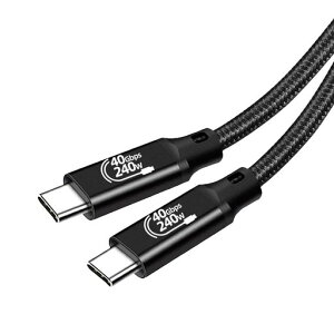 Thunderbolt4P[u(0.2mubN)PopolierUSB4Ή[240Wo/40Gbpsf[^]/8K@60Hzfo]T_[{g4P[u
