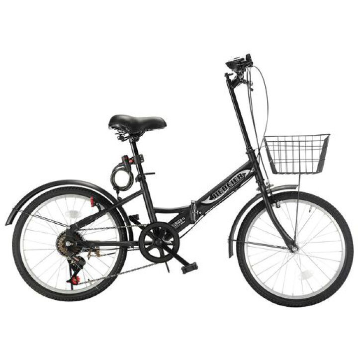 楽天市場】JIEBEIER自転車折り畳み自転車20インチ7段変速カゴワイヤー 