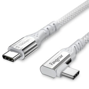 Fasgear100WUSB-C�P�[�u��(E-Marker�`�b�v�t��)�A3M90�x5APowerDeliveryUSB3.1Gen2TypeCtoC10GbpsDataFastChargingCordGoogle