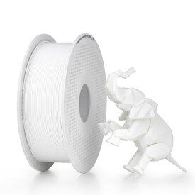 Bambu Lab PLA ベーシック フィラメント 1.75mm プラスマイナス0.03mm RFID対応 1kg 再利用可能スプール付き ジェードホワイト