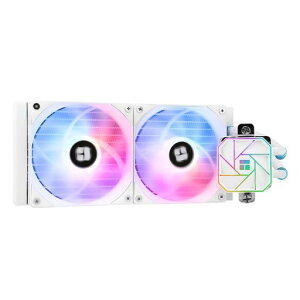 THERMALRIGHT AQUA ELITE 240 WHITE V3 ���L�b�hCPU�N�[���[�AAIO�|���v�w�b�h�ō���]��3300RPM�ATL-C12B-S V2x2 PWM�t�@���AAMD/AM4/AM5�AINTEL