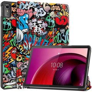 For Lenovo TAB7 / Lenovo Tab M10 5G / Lenovo Tab M10a 5G �P�[�X �ylarfbulroc�z�y�� ���^ PU ���U�[ �X�}�[�g �J�o�[ �ϏՌ� ���h�~ �n�[�h �w�� �P�[�X �O�܂� �X�^���h