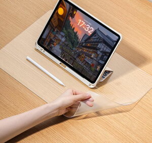 YSAGi透明デスクマットマウス対応クリアテーブルマットPVC製大型マウスパッド耐熱性防水滑り止め帯電防止円形の端縁で手が痛くならないオフィス学習机自宅用デスクパッド(透明120*60CM)