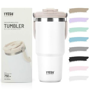 TYESO �^���u���[ �X�g���[�t�� 750ml ���� �ۗ�ۉ� ��e�� �X�e�����X�{�g�� �W�t�� ���ڂ�Ȃ� �E�H�[�^�[�{�g�� �����^�� �����t �^��f�M ��d�\�� �L�� ������ �R��Ȃ� �A�E�g�h�A �c