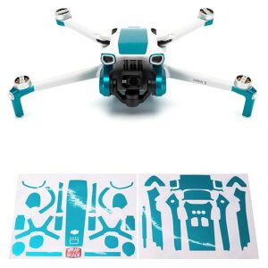 WRAPGRADE for DJI Mini 3�p �A�N�Z���g�J���[ �X�L���V�[�� (�J���r�A���u���[)