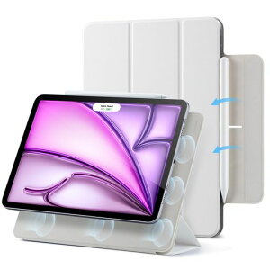 ESRiPadAir13�C���`�P�[�XM22024��p���̓}�O�l�b�g�z�����X�����ȎO�܂�X�^���h�P�[�XPencilPro/USB-C���S�Ή������E�F�C�N/�X���[�v�ϋv���ی�Rebound�V���[�Y�z���C�g
