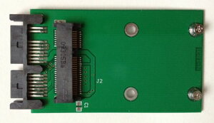 mSATA(MiniSATA)�E�������1.8�C���`microSATA�ϊ��A�_�v�^�[KINGSPECJP