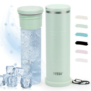 TYESO �X�X �~�j�A�C�X�p�b�N �X�̂� �^��f�M ���@�r�\�� �₽���L�[�v ���I�Ȃ� ���R��h�~ �B���n���h���t�� �J���r�i�|�� �g�їp �X�����R���p�N�g 260ml �M���Ǒ΍� ��p�O�b�Y 2WAY���p�c