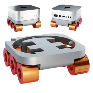Dododigital Pro Mac Mini M4�p�X�^���h�A3 D�v�����A ���M�A ���p�X�^���h�A�z�R���h�~���u�A�ΐ��T���@�����`�[�t�ɂ������j�[�N�Ȍ`�� -�u���b�N (�I�����W)