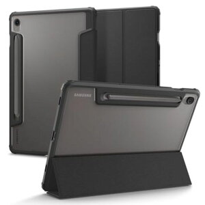 SpigenGalaxyTabS10FE�P�[�X(2025�N���f��)�w�ʃN���A�����ČRMIL���i�X�����X�^���h�ϏՌ����h�~�J�����ی�I�[�g�X���[�v�E���g���E�n�C�u���b�h�E�v��ACS09498(�u���b�N)