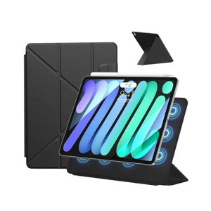 SANDUODD iPad mini7 �P�[�X(A17 Pro�A2024) iPad mini ��7/6���� �P�[�X (2024/2021) 8.3�C���` �P�[�X ���̓}�O�l�b�g�z�� ���u&�c�u �p�x�����\ �O�p�`�X�^���h ���芴 Pencil